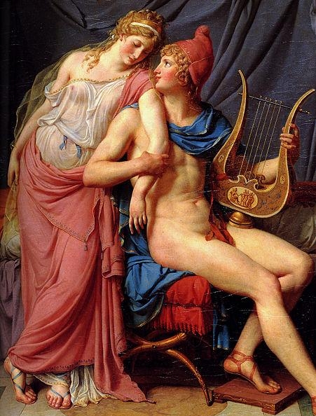 102. Жак-Луи Давид. «Парис и Елена», 1788