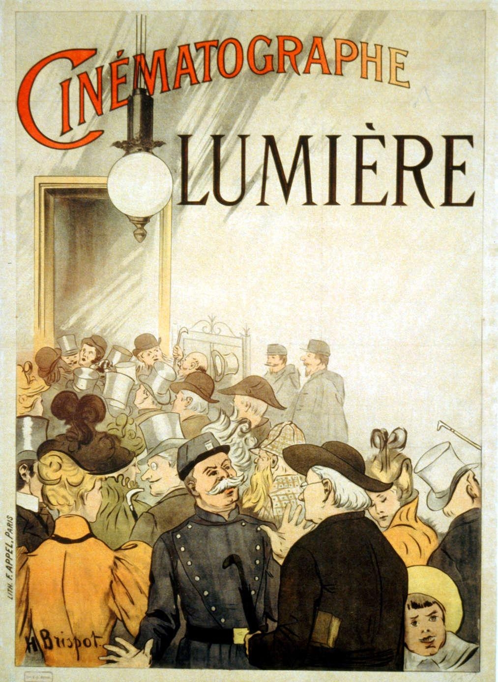 147. Рекламная листовка, содействие Liumjerų фильм братьев просмотра сессии в 1895 году
