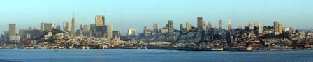 42. Деловой район Сан-Франциско видно из Алькатраса