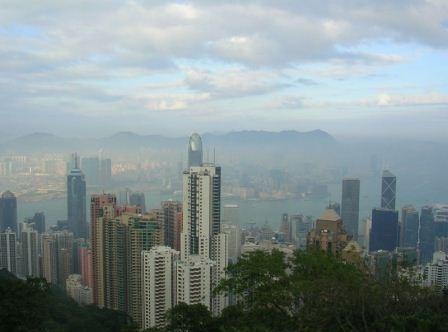 26. Вид на Гонконг с пика Виктория