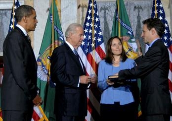 86. Geithner was sworn in as Treasury Secretary on January 26, 2009