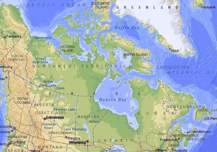 2.1 Карта Канады - где используют ее доллары