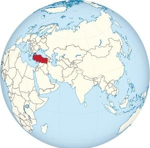 1. Турция на карте мира