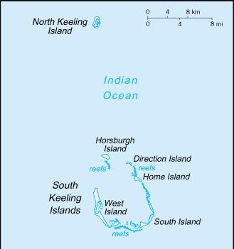 1.10 Карта Кокосовых островов