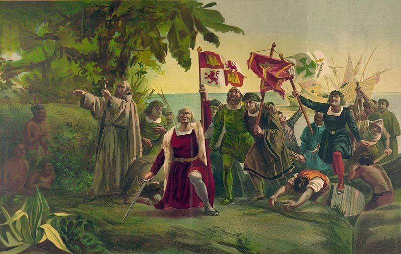 2. Прибытие Колумба в Америку