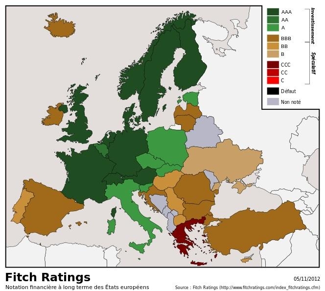 23. Рейтинги стран ЕС по версии Fitch