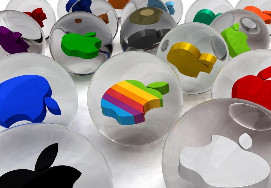 2. Разноцветный логотип Apple