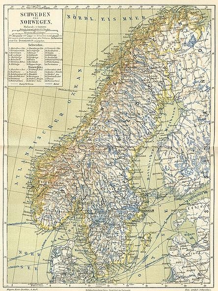 3. Швеция и Норвегия в 1888 году
