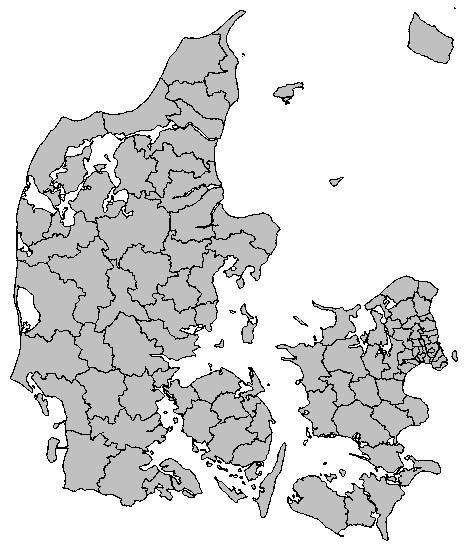 27. Карта коммун Дании