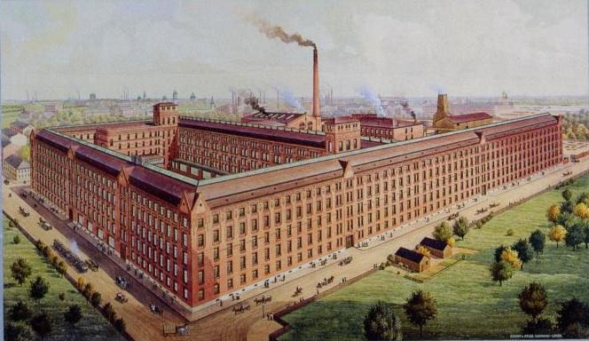 6. Здание петербургской фабрики, построенное архитектором Карлом Шмидтом в 1899 году