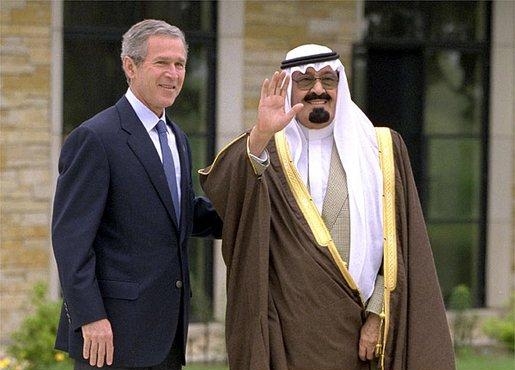 17. King Abdullah и George W. Bush