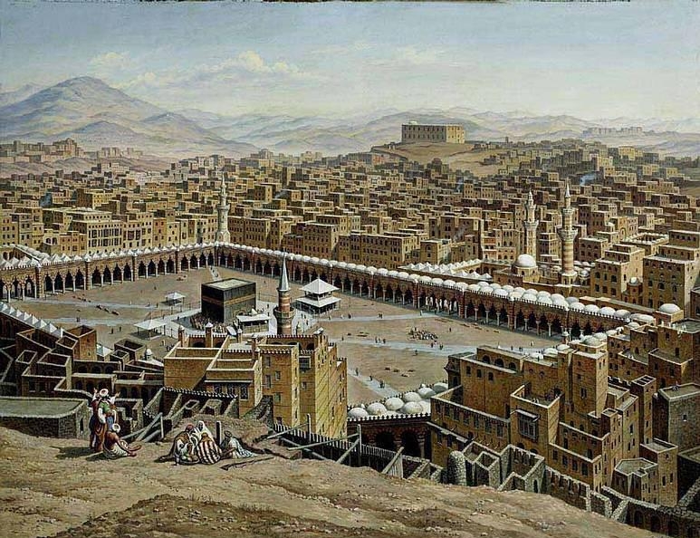 28. Мечеть Масджид аль-Харам и Мекка в XIX веке