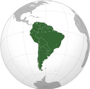 1.2 Южная Америка на карте мира