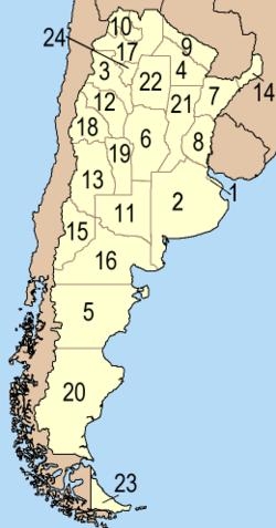 4.8 Административное деление Аргентины