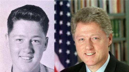 4.4 Билл Клинтон в молодости и сейчас