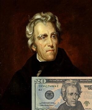 5.3 Эндрю Джексон на портрете и современной 20-долларовой банкноте
