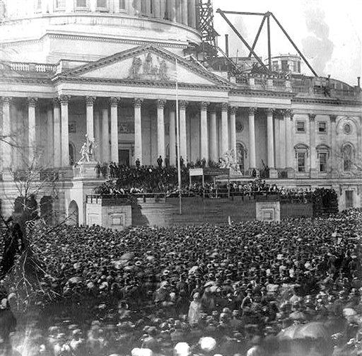 4.4 Инаугурация Линкольна возле Капитолия в 1861