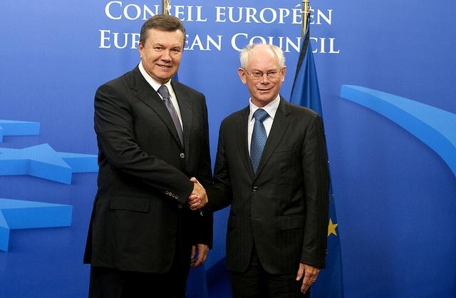 Янукович в Евросовете