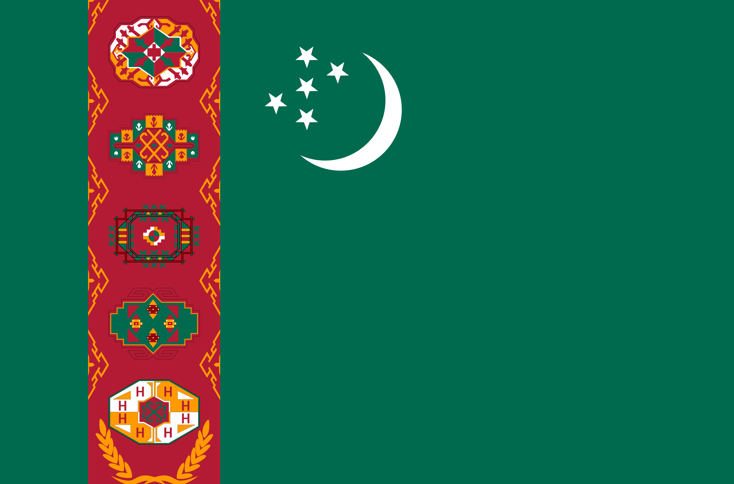 туркменя флаг