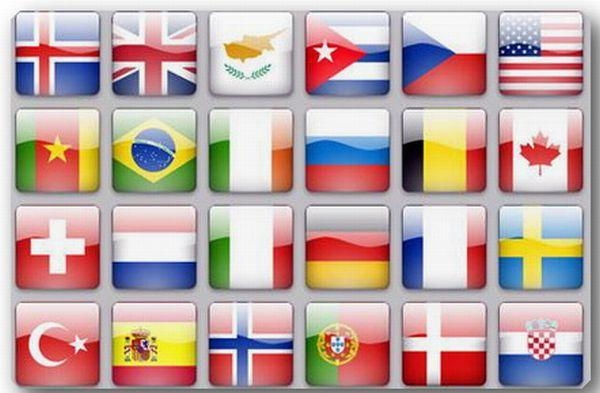 Флаги стран мира, с которыми сотрудничало ИАН