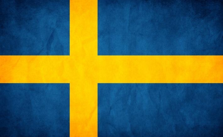 Флаг Швеции страны в ЕВС
