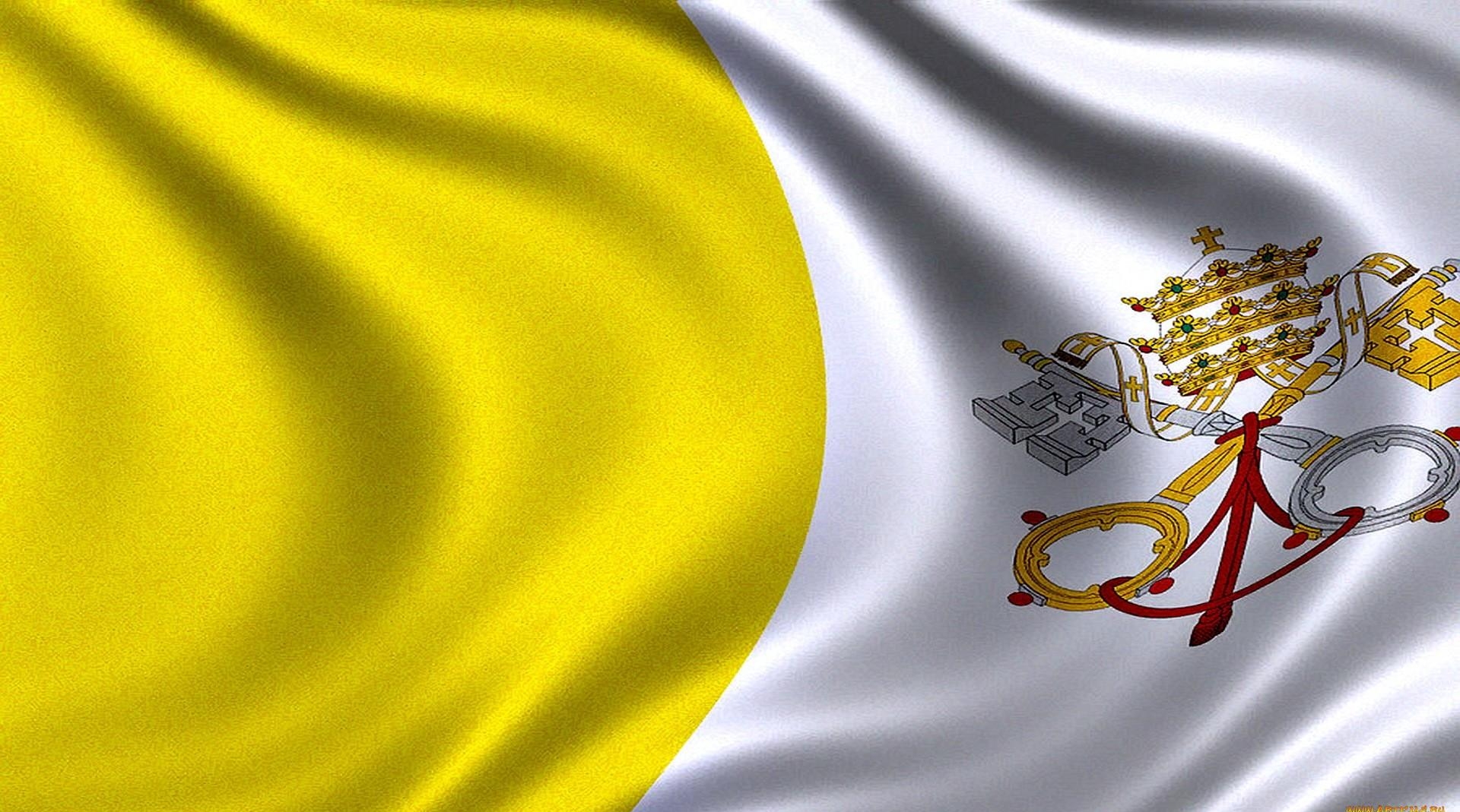 Флаг Ватикана, страны принявшей соглашение от ЕВС