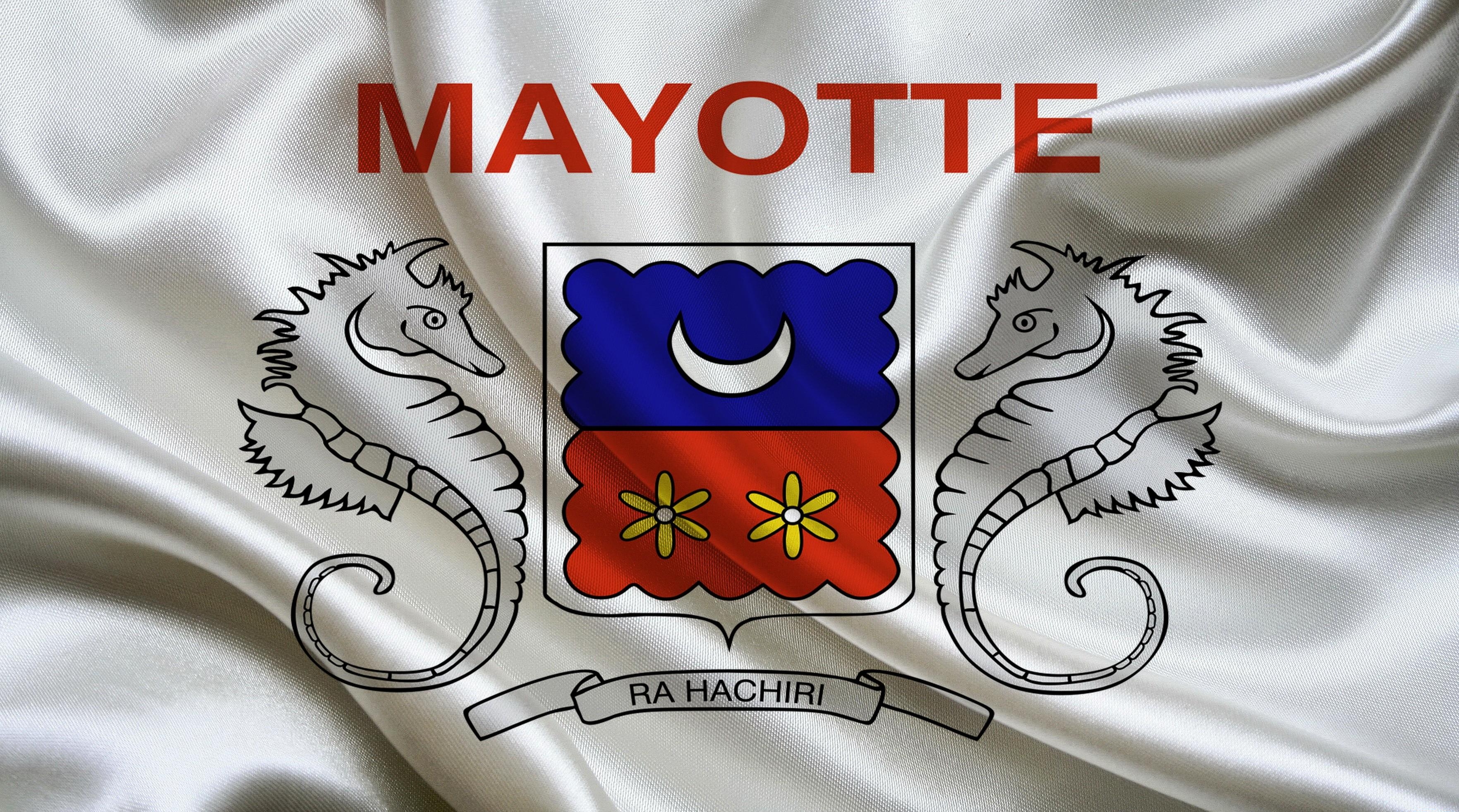 Флаг Майотта, страны принявшей соглашение от ЕВС