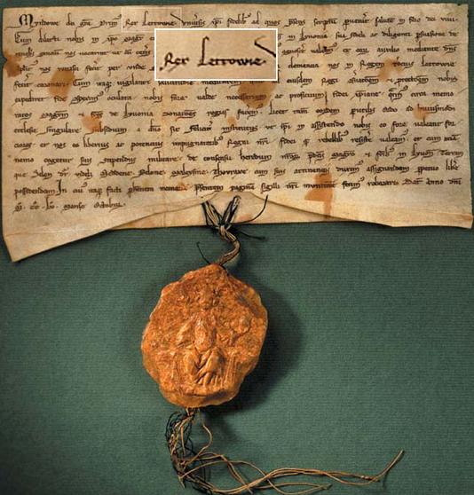 Документ, скрепленный печатью с гербом