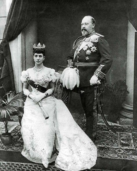 Эдуард VII с женой Александрой