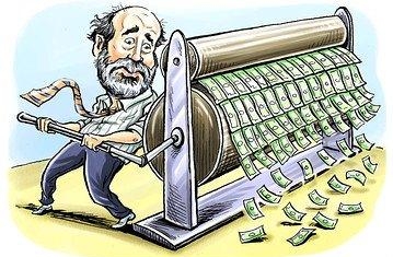 Технический процесс печатанья денег