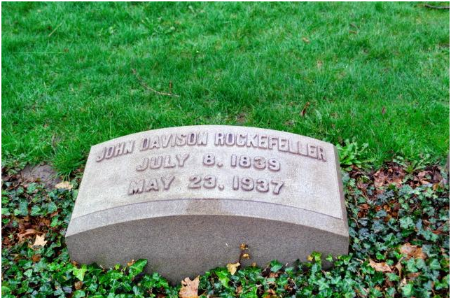 Надгробная плита Джона Рокфеллера