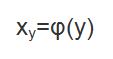 Уравнение, аналогично выборочным уравнением регрессии X на Y