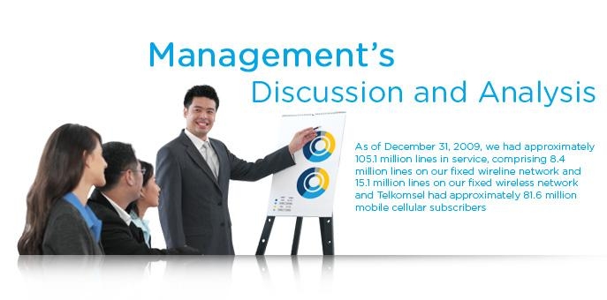 Management Discussion and Analysis