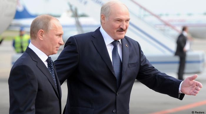 Президент Лукашенко с президентом Путиным