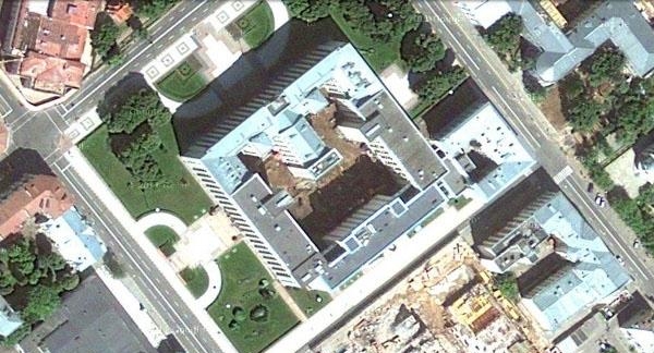 Вид резиденции Лукашенко сверху