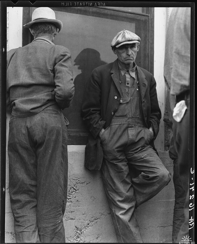 безработные в США во время Великой Депрессии