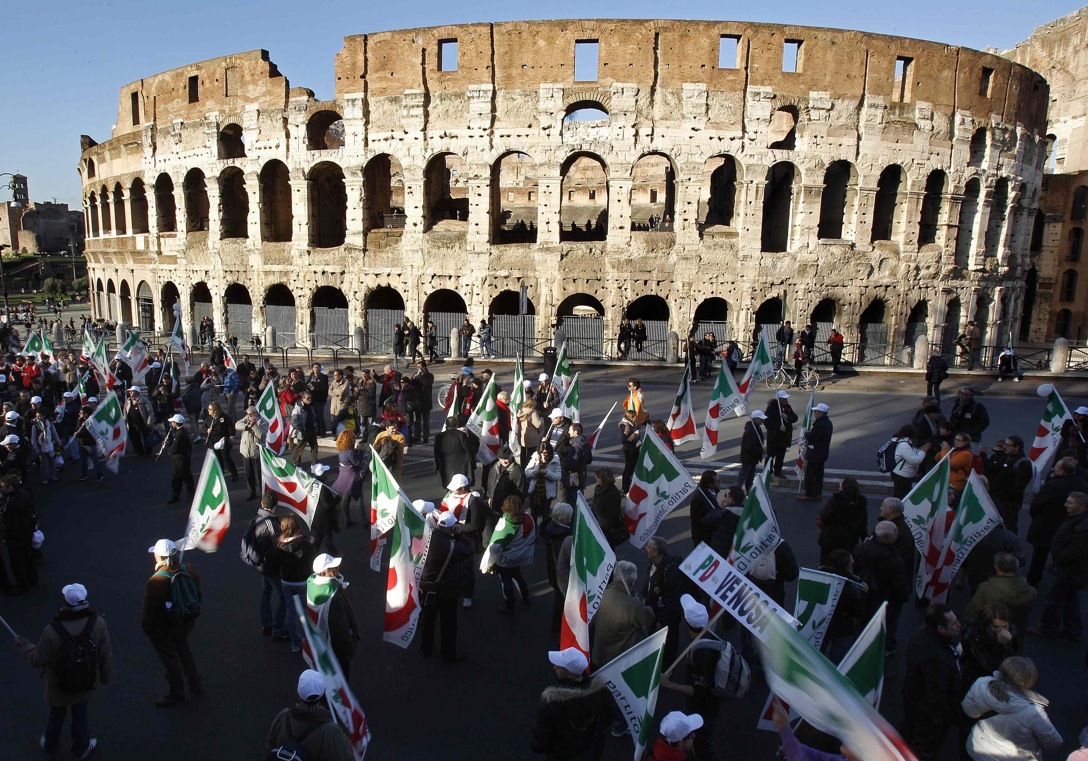 протесты в Италии