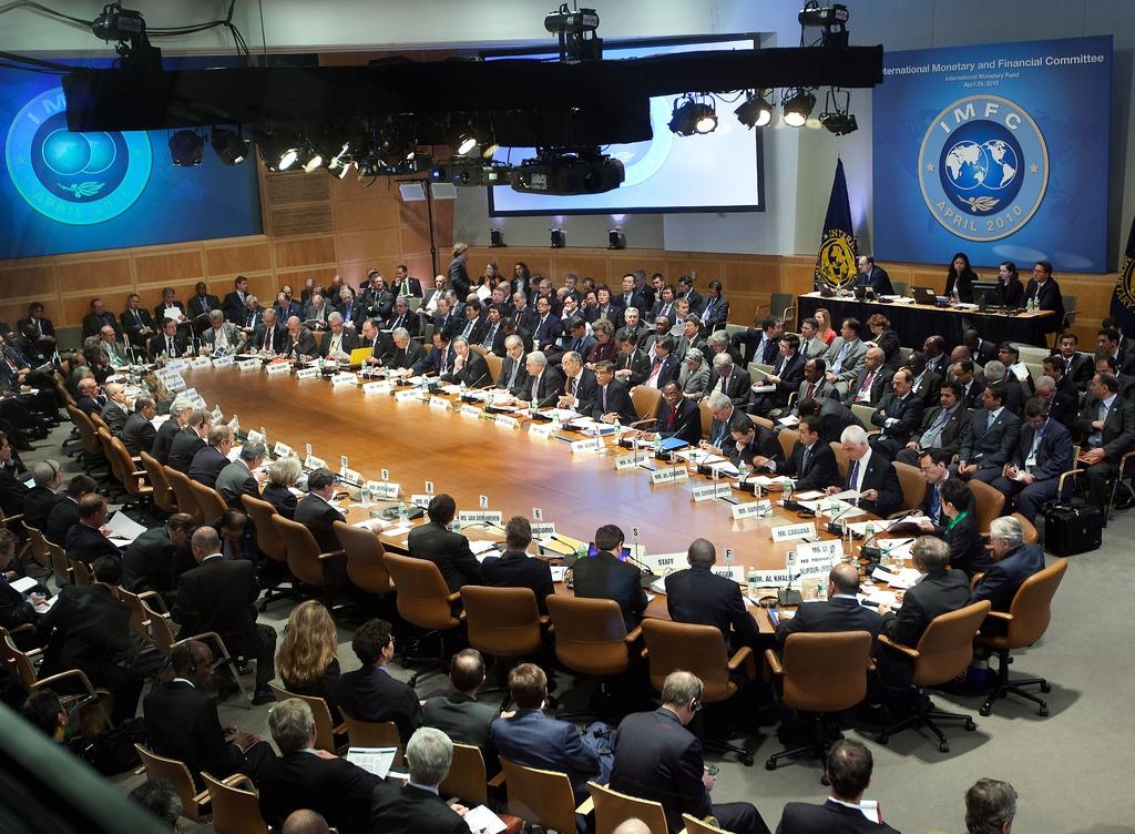 Международный валютный и финансовый комитет на их полугодовой встрече в штаб-квартире Международного валютного фонда