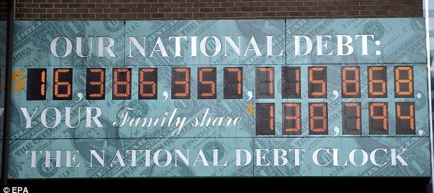 табло с национальным долгом