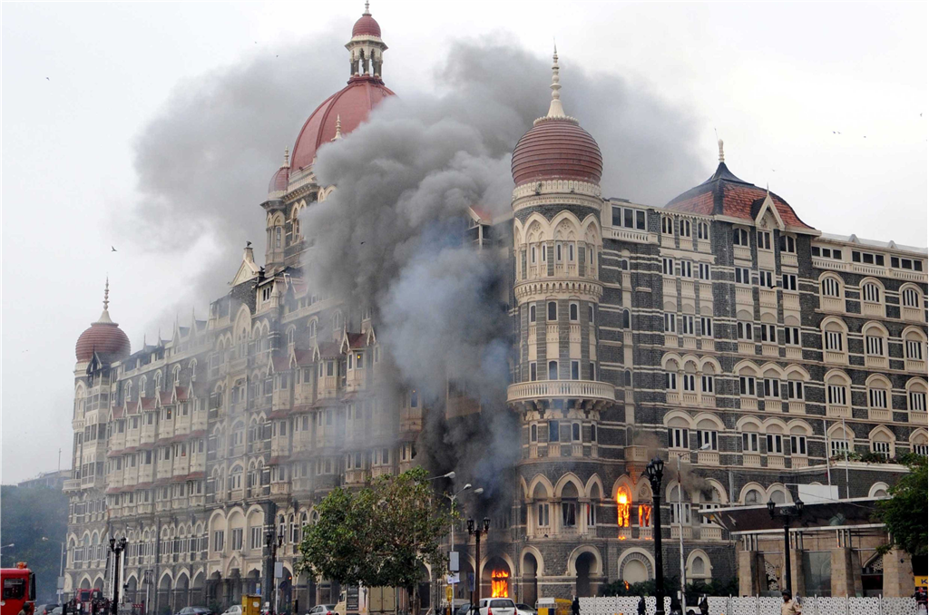 Гостиница Тадж-Махал захваченная террористами при террористической атаке в индийском городе Мумбаи с 26 ноября по 29 ноября 2008 года