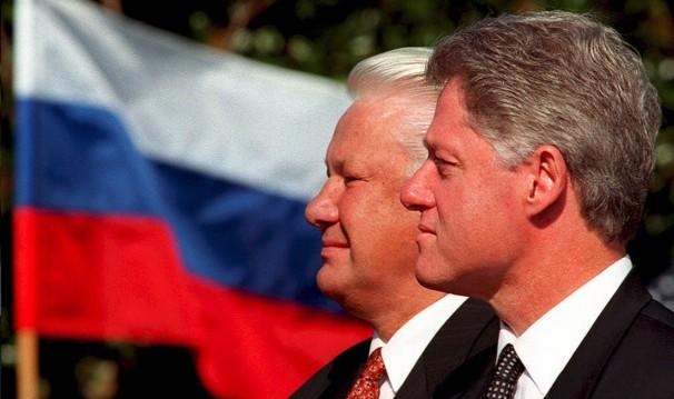 Внешняя политика Ельцина имела целью признание России как суверенного государства и была направлена на налаживание отношений со странами Запада и преодоление последствий «холодной войны»