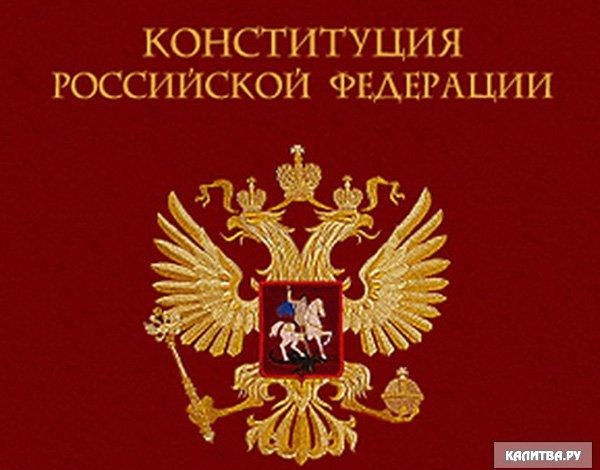 Конституция РФ обложка