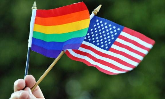 штаты с конституционным запретом однополых браков, флаги геев и сша