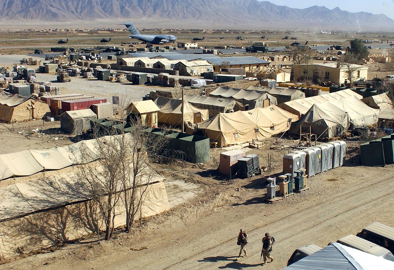 лагерь армии США в Афганистане