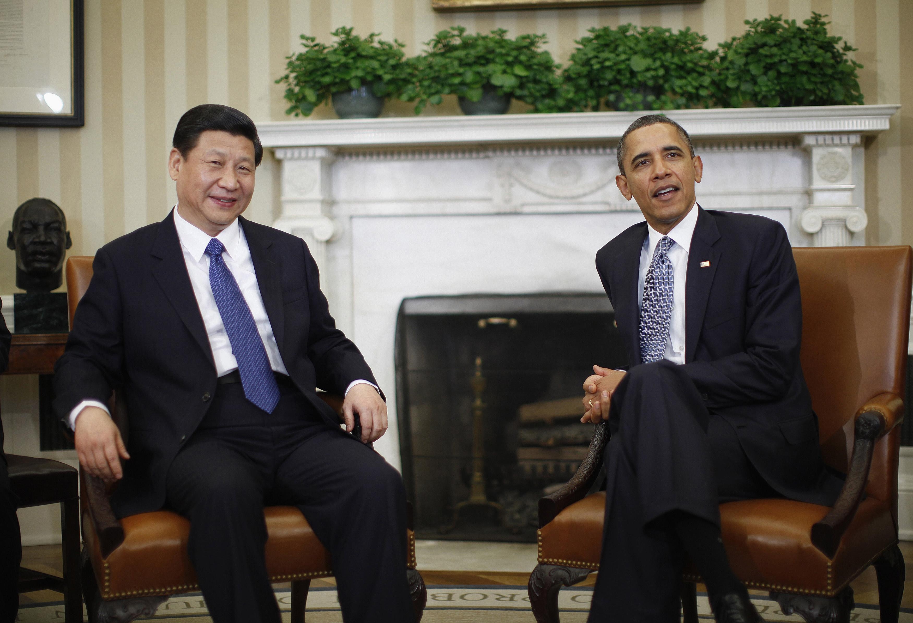 переговоры Барака Обамы и главы КНР