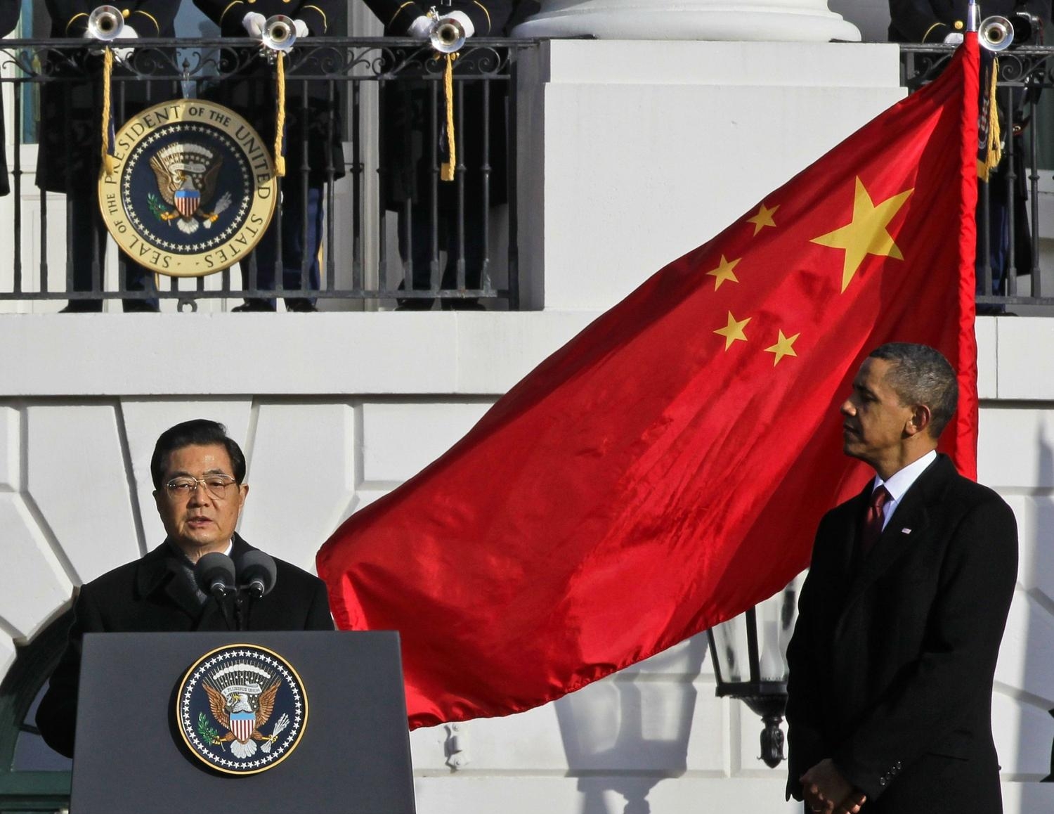Барак Обама принимает главу КНР