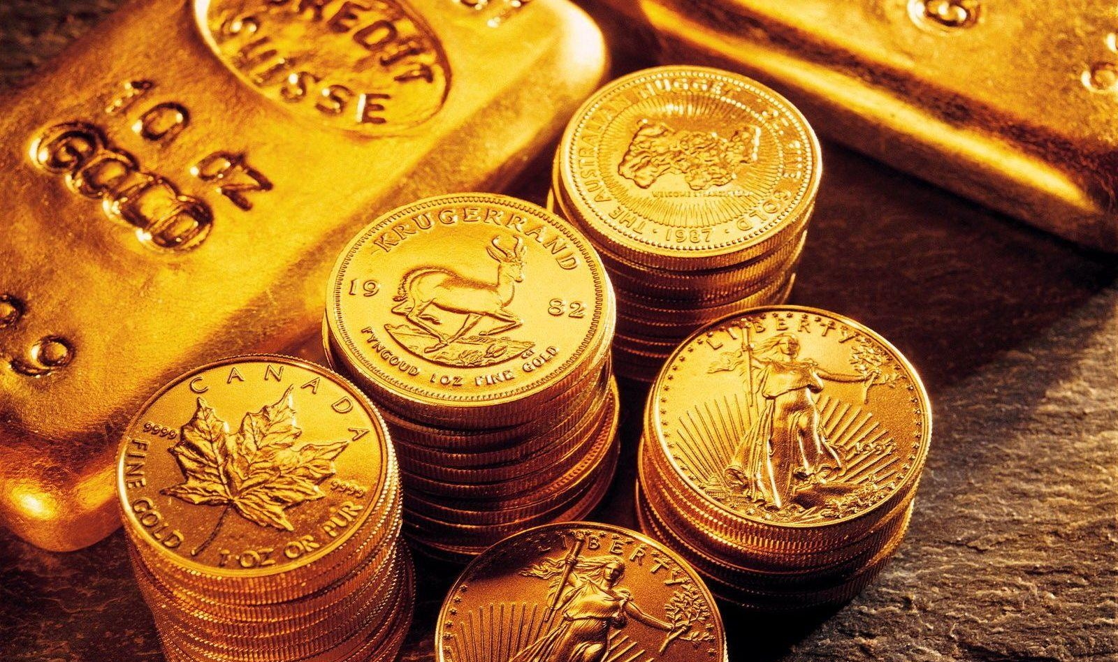 Золото</a> в слитках и монетах