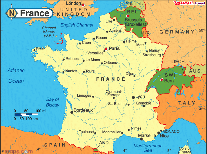 устройство территории Франции
