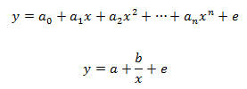 Формулы полинома n-ой степени и равносторонней гиперболы