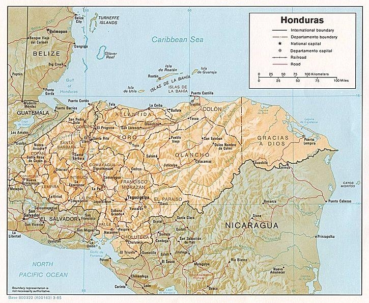 5.1. Карта Гондураса